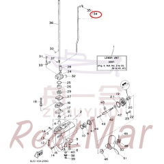 WATER TUBE ASSY (6L5-44360-01),Dimo,WATER TUBE ASSY (6L5-44360-01)-Dimo