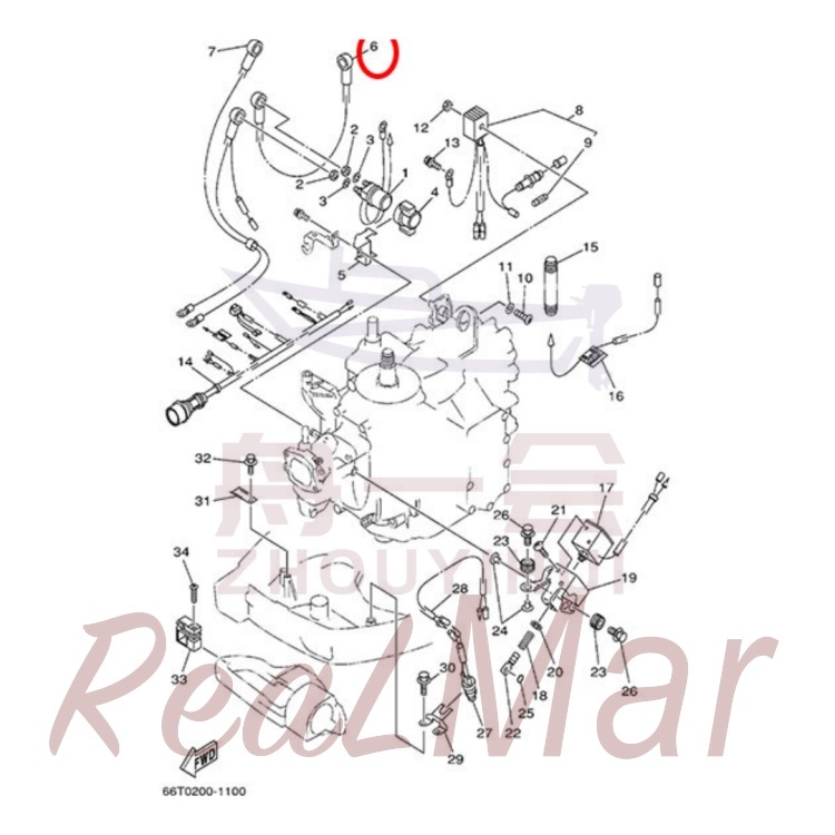 WIRE  LEAD (6E5-82117-01),Dimo,WIRE  LEAD (6E5-82117-01)-Dimo