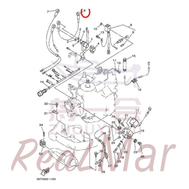 WIRE  LEAD (6E5-82117-01),Dimo,WIRE  LEAD (6E5-82117-01)-Dimo