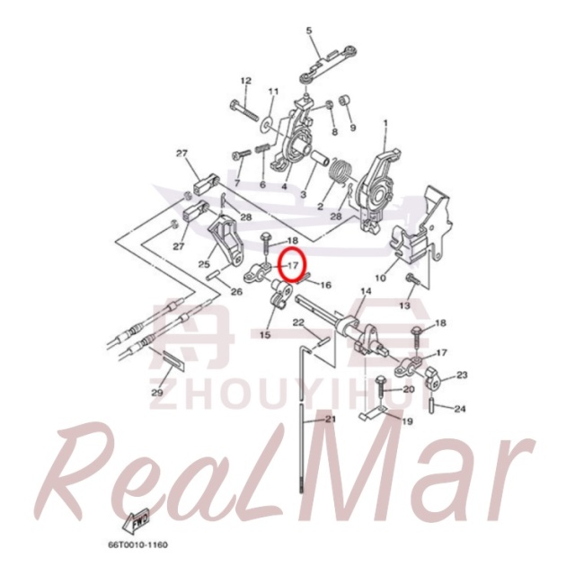 BRACKET (6F5-41662-00),Dimo,BRACKET (6F5-41662-00)-Dimo