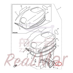 .MOLDING  AIR DUCT (66T-42613-01),Dimo,.MOLDING  AIR DUCT (66T-42613-01)-Dimo
