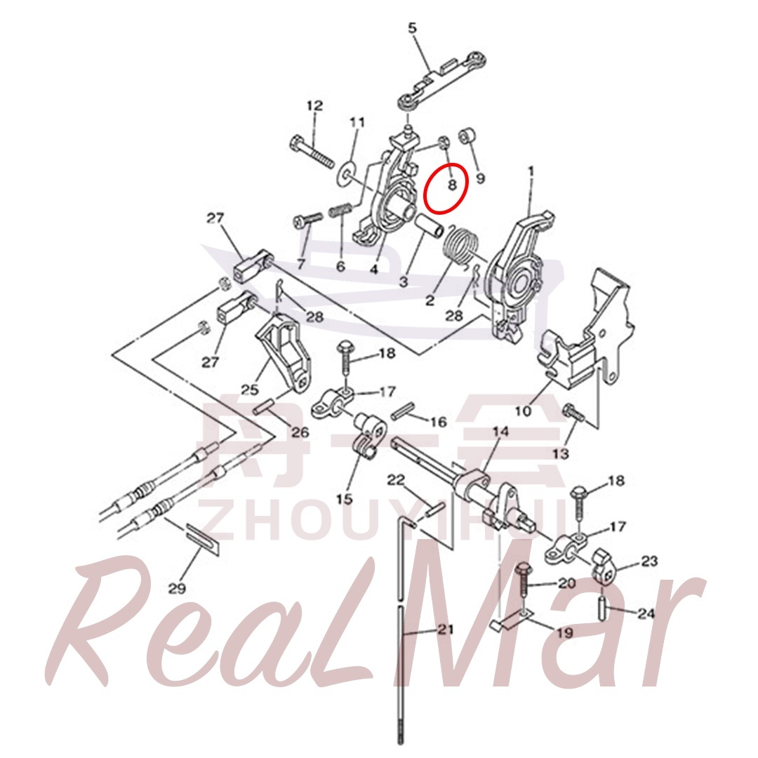 NUT (95380-06700),Dimo,NUT (95380-06700)-Dimo
