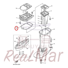 GASKET  UPPER CASING (66T-45114-A0),Dimo,GASKET  UPPER CASING (66T-45114-A0)-Dimo