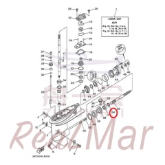 RING  CROSS PIN (663-45633-00),Dimo,RING  CROSS PIN (663-45633-00)-Dimo