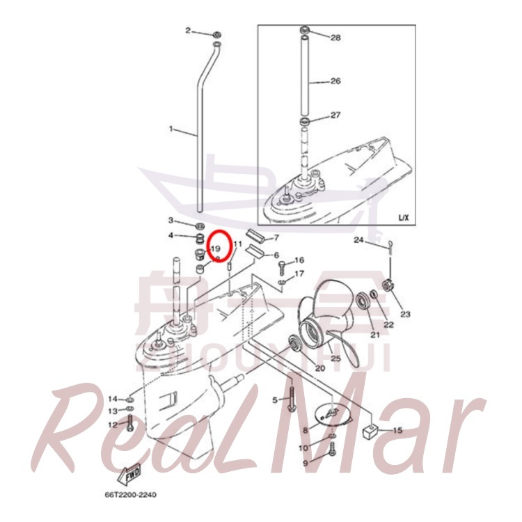 COVER  WATER PUMP HOUSING (63D-44312-00),Dimo,COVER  WATER PUMP HOUSING (63D-44312-00)-Dimo