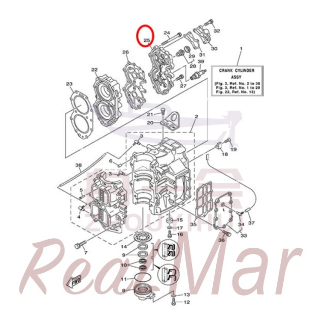 COVER  CYLINDER HEAD 1 (66T-11191-00-1S),Dimo,COVER  CYLINDER HEAD 1 (66T-11191-00-1S)-Dimo