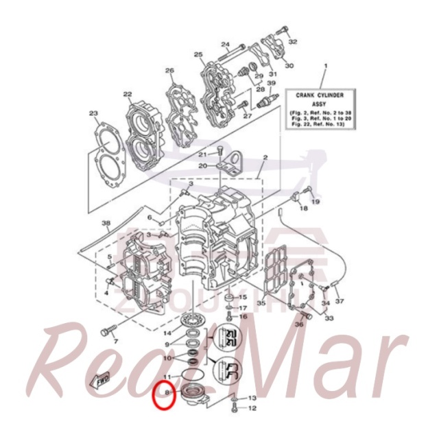HOUSING  OIL SEAL (66T-15396-01-94),Dimo,HOUSING  OIL SEAL (66T-15396-01-94)-Dimo