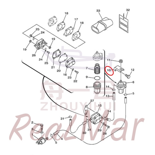 BRACKET  FILTER (648-24566-02),Dimo,BRACKET  FILTER (648-24566-02)-Dimo