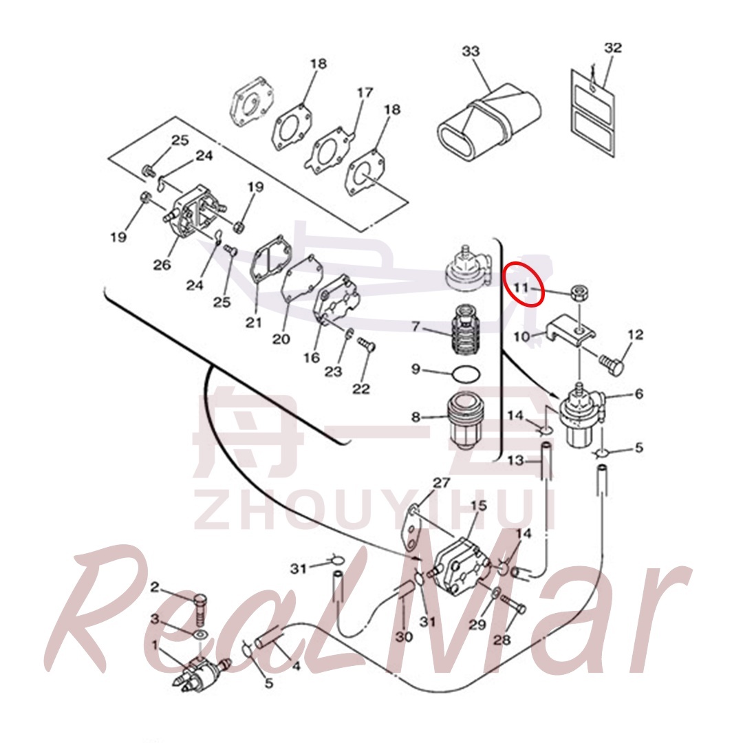 NUT (95380-08600),Dimo,NUT (95380-08600)-Dimo