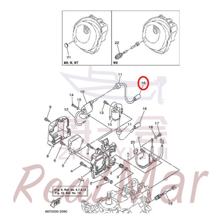 PLUG CAP ASSY (66T-82370-00),Dimo,PLUG CAP ASSY (66T-82370-00)-Dimo