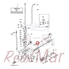 RING  CROSS PIN (654-45633-00),Dimo,RING  CROSS PIN (654-45633-00)-Dimo