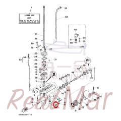 PINION (6E0-45551-00),Dimo,PINION (6E0-45551-00)-Dimo