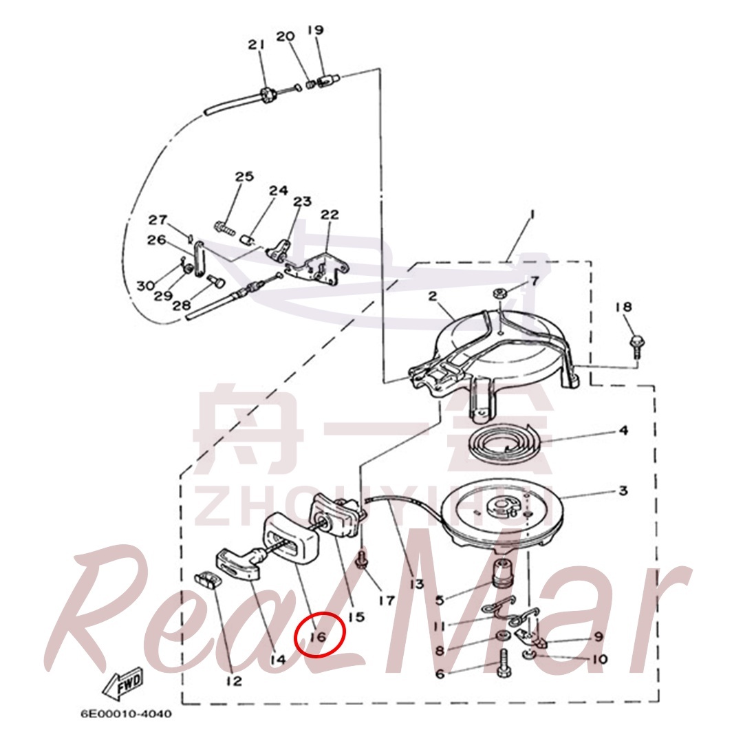 .SEAL  RUBBER 1 (6E0-15761-00),Dimo,.SEAL  RUBBER 1 (6E0-15761-00)-Dimo