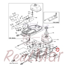 LEVER  CLAMP (6E0-42815-00-4D),Dimo,LEVER  CLAMP (6E0-42815-00-4D)-Dimo