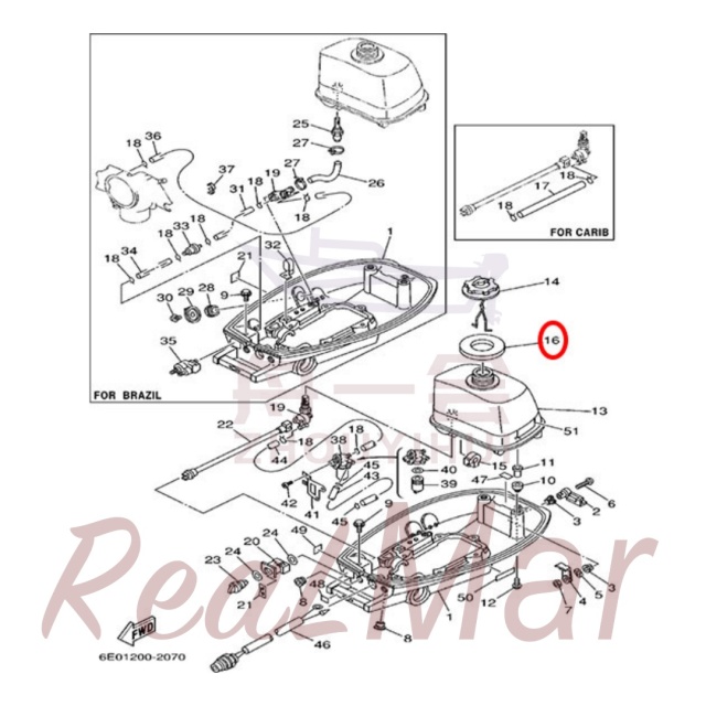 GASKET  CAP 1 (6E3-24641-00),Dimo,GASKET  CAP 1 (6E3-24641-00)-Dimo