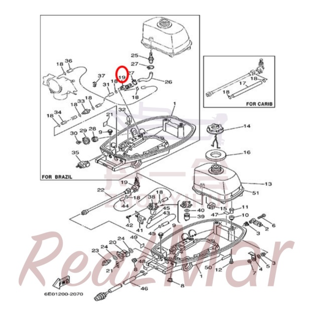 FUEL COCK ASSY 1 (6L5-24500-60-00),Dimo,FUEL COCK ASSY 1 (6L5-24500-60-00)-Dimo