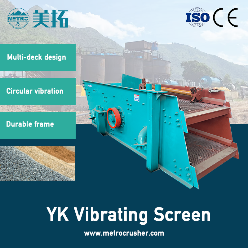 YK Vibrating Screen,metrocrusher,YK Vibrating Screen