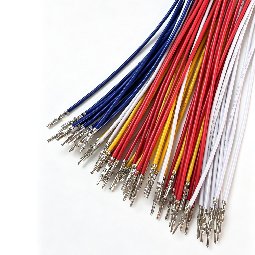 100PCS MX3.0 Terminal Wire Pair Plug Terminal 18AWG Small 5557 5559 Male and Female Air Docking Electronic Connection Wire 10/20/30/50cm