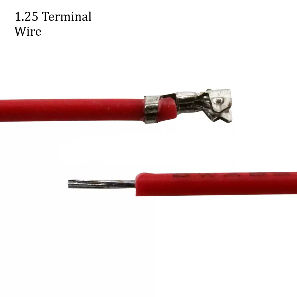 100PCS 1.25/SH1.0/GH1.25mm Terminal Wire 100/150/200/300mm Single and Double Ended Electronic Wire 28AWG Connection Wire Only With Terminal