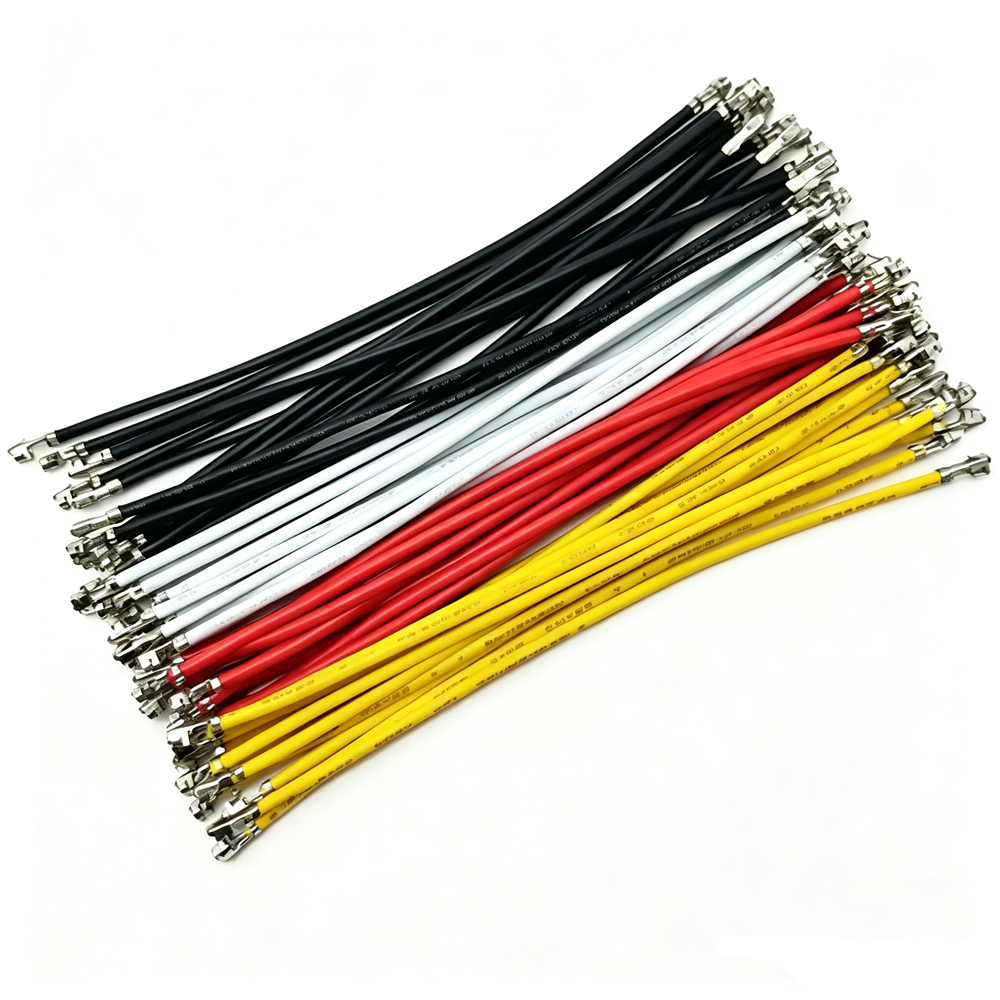 100pcs XH2.54/PH2.0MM Single Double Head Terminal Crimp Colorful Electronic 10/20/30/50cm PVC Terminal Without Housing 26/24/22AWG