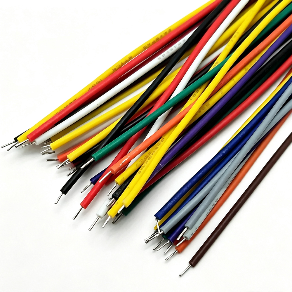100pcs XH2.54/PH2.0MM Single Double Head Terminal Crimp Colorful Electronic 10/20/30/50cm PVC Terminal Without Housing 26/24/22AWG