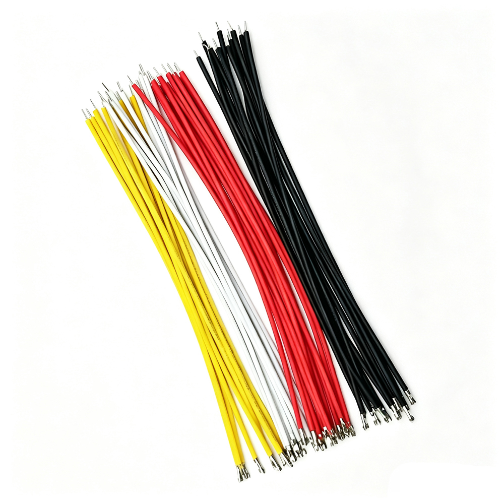 100PCS ZH1.5mm Terminal Wire Single-End Double-End Stripped Only  Connection Wire 28AWG 100/150/200/300/mm