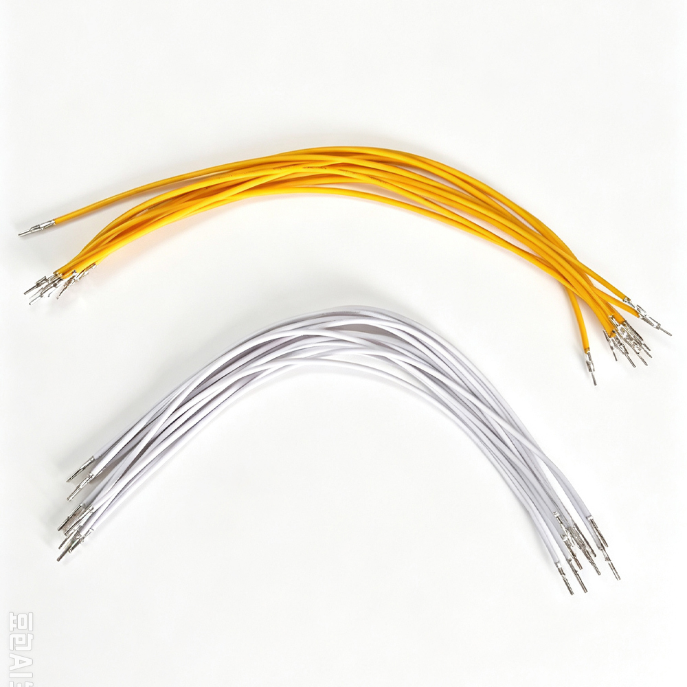 100PCS MX3.0 Male Female Terminal Single head 1007-20AWG Line Wire Tail Tinned Single Wire Harness Length 20CM