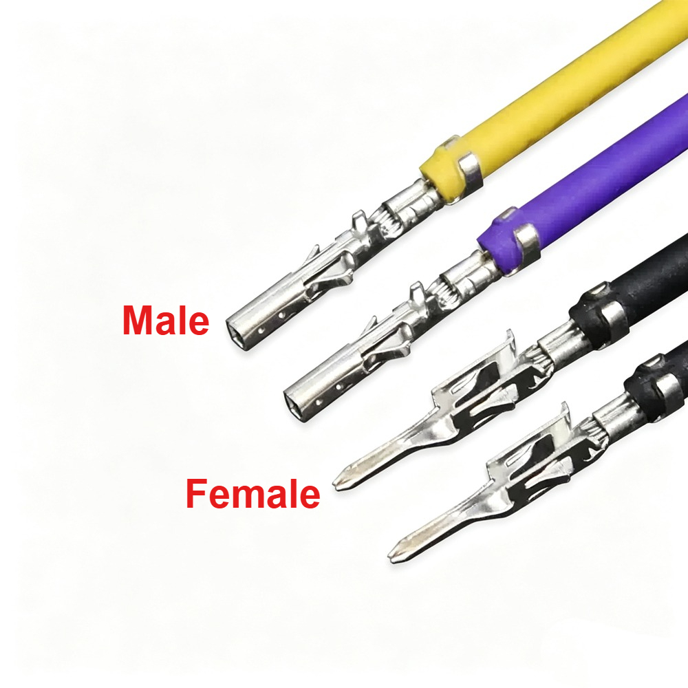 100pcs MX3.0 Terminal Wire Small 5557 5559 Male And Female Air Docking Electronic Connection Wire Pair Plug Terminal 22AWG 20/30/50CM