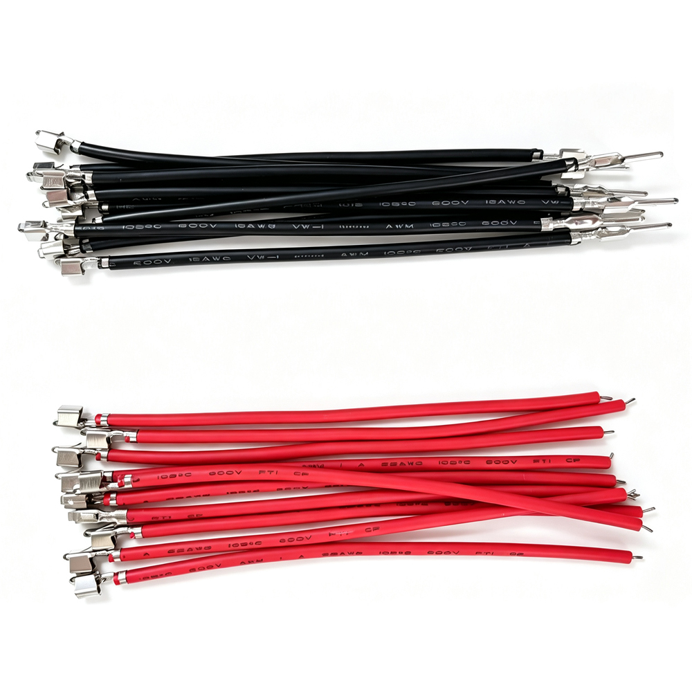 100pcs VH3.96 Terminal Connection Wire Single And Double Headed Pressed Plug Spring  22AWG Color Electronic Wire 10/20/30/50CM