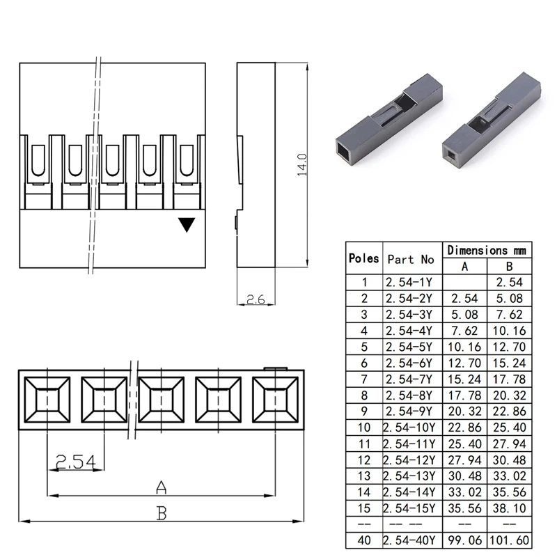 10pcs Silicon Du Bang 2.54mm 1P Soft High Temperature Resist Cable Male Female 26AWG For DIY Arduino Breadboard Black White
