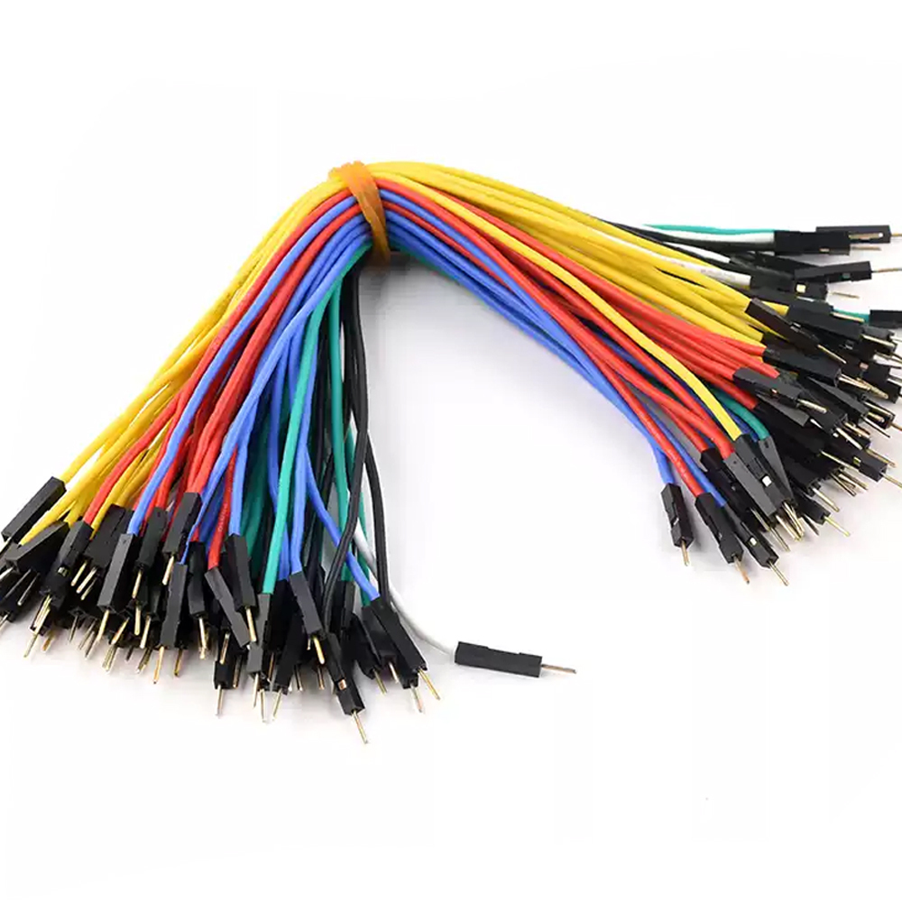 100pcs 26AWG Silicone Wire du pont Wire 10/20/30cm Female To Male To Female To Male 1007 # 26 Terminal Wire