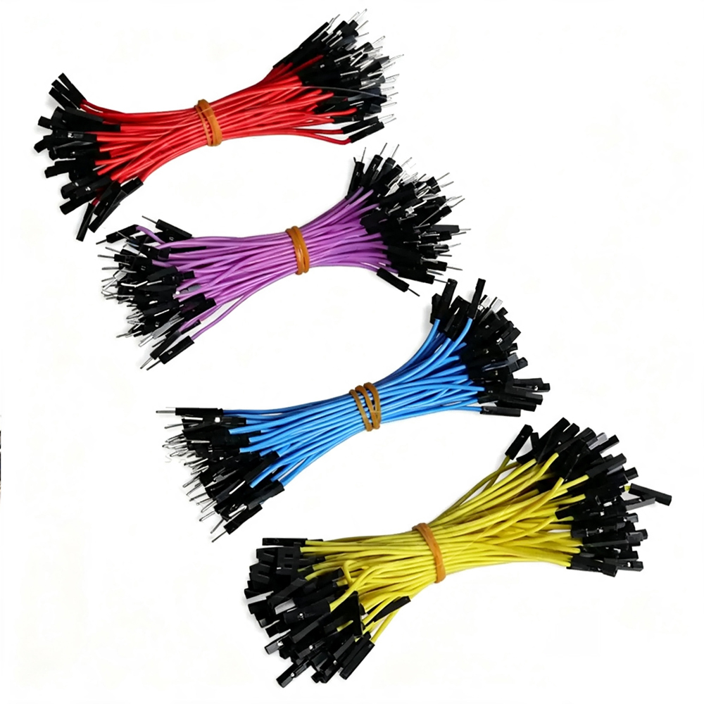 100pcs 26AWG Silicone Wire du pont Wire 10/20/30cm Female To Male To Female To Male 3239 # 26 Terminal Wire