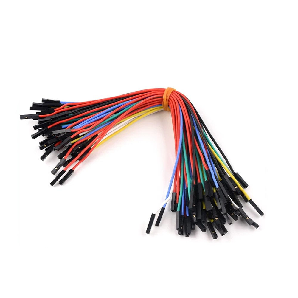 100pcs 26AWG Silicone Wire du pont Wire 10/20/30cm Female To Male To Female To Male 1007 # 26 Terminal Wire