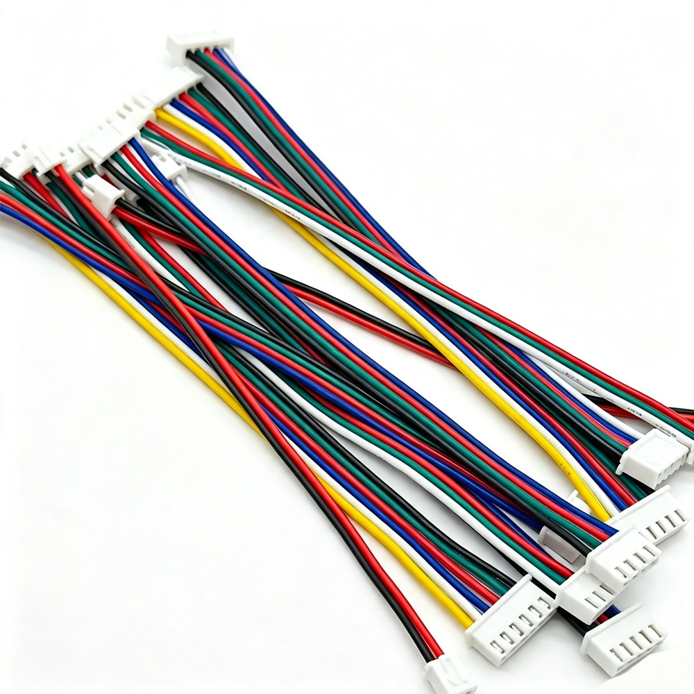 100pcs XH2.5 MM Spacing Terminal Wire 2P-12P Single/Double head Connection Wire electronic Plug Wire 100-500mm 22/26AWG