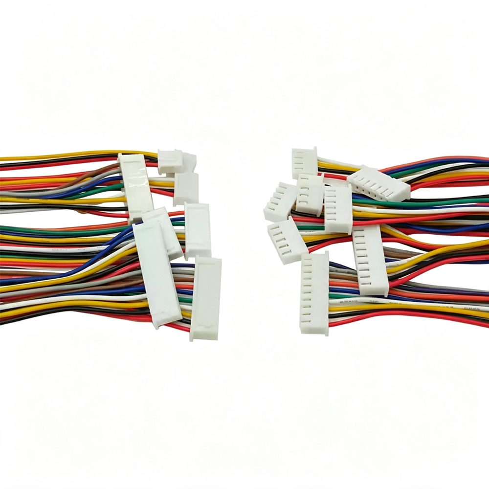 100pcs XH2.5 MM Spacing Terminal Wire 2P-12P Single/Double head Connection Wire electronic Plug Wire 100-500mm 22/26AWG