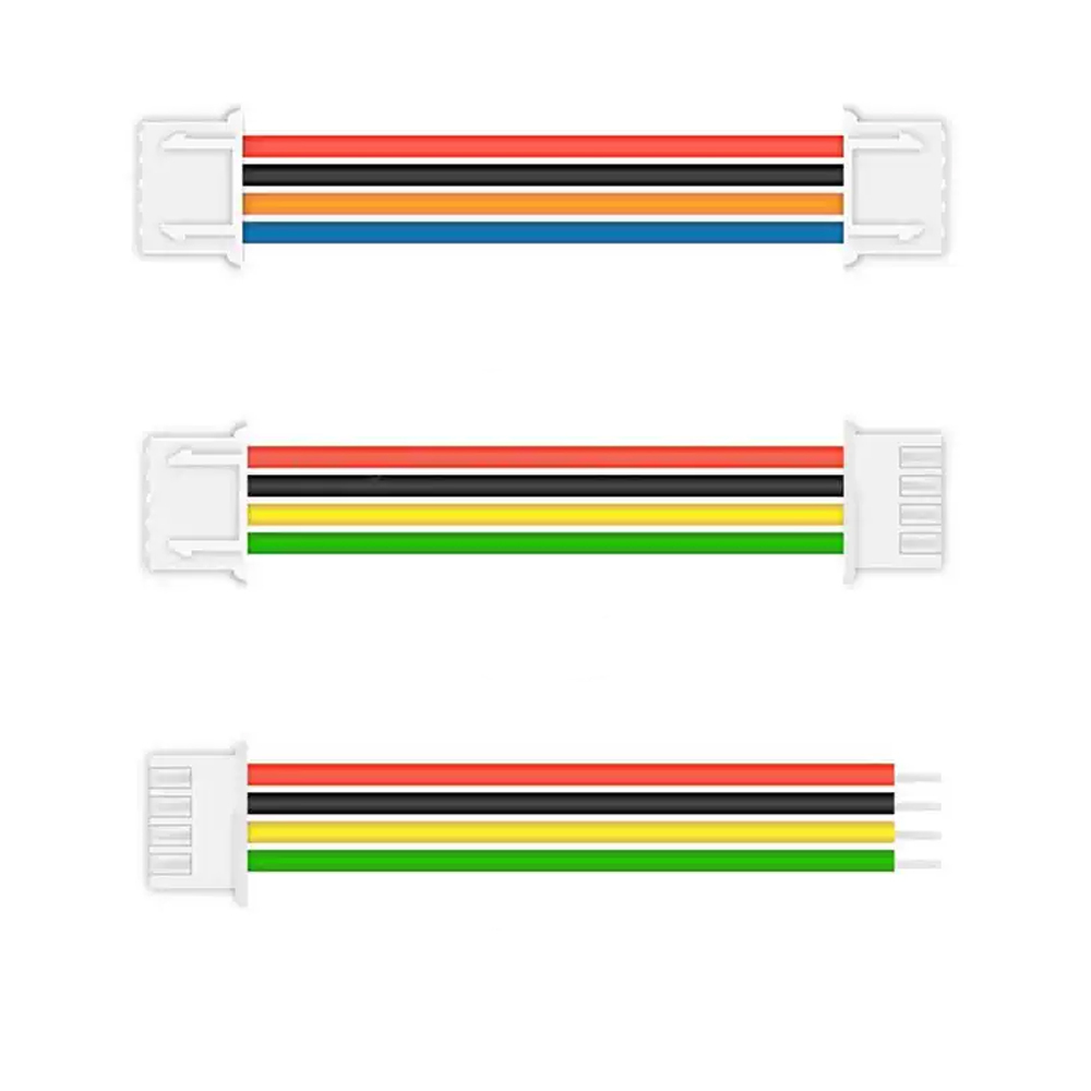 100pcs XH2.5 MM Spacing Terminal Wire 2P-12P Single/Double head Connection Wire electronic Plug Wire 100-500mm 22/26AWG