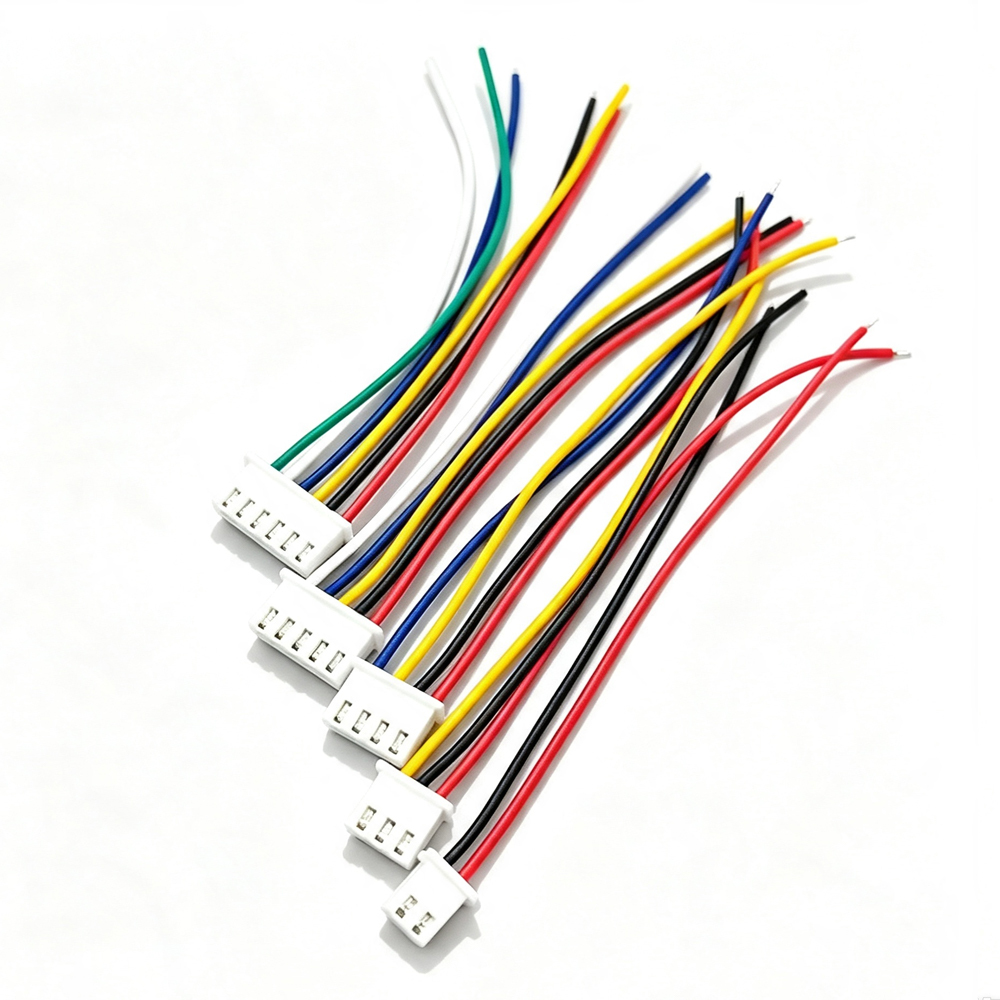100pcs XH2.5 MM Spacing Terminal Wire 2P-12P Single/Double head Connection Wire electronic Plug Wire 100-500mm 22/26AWG