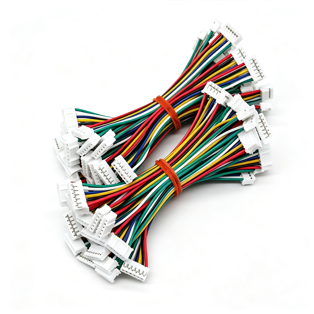 100PCS PH2.0mm Terminal Wire With 26AWG Single-Ended/Double-Ended Colored Electronic Wire 10/2030/50cm Connecting Cables