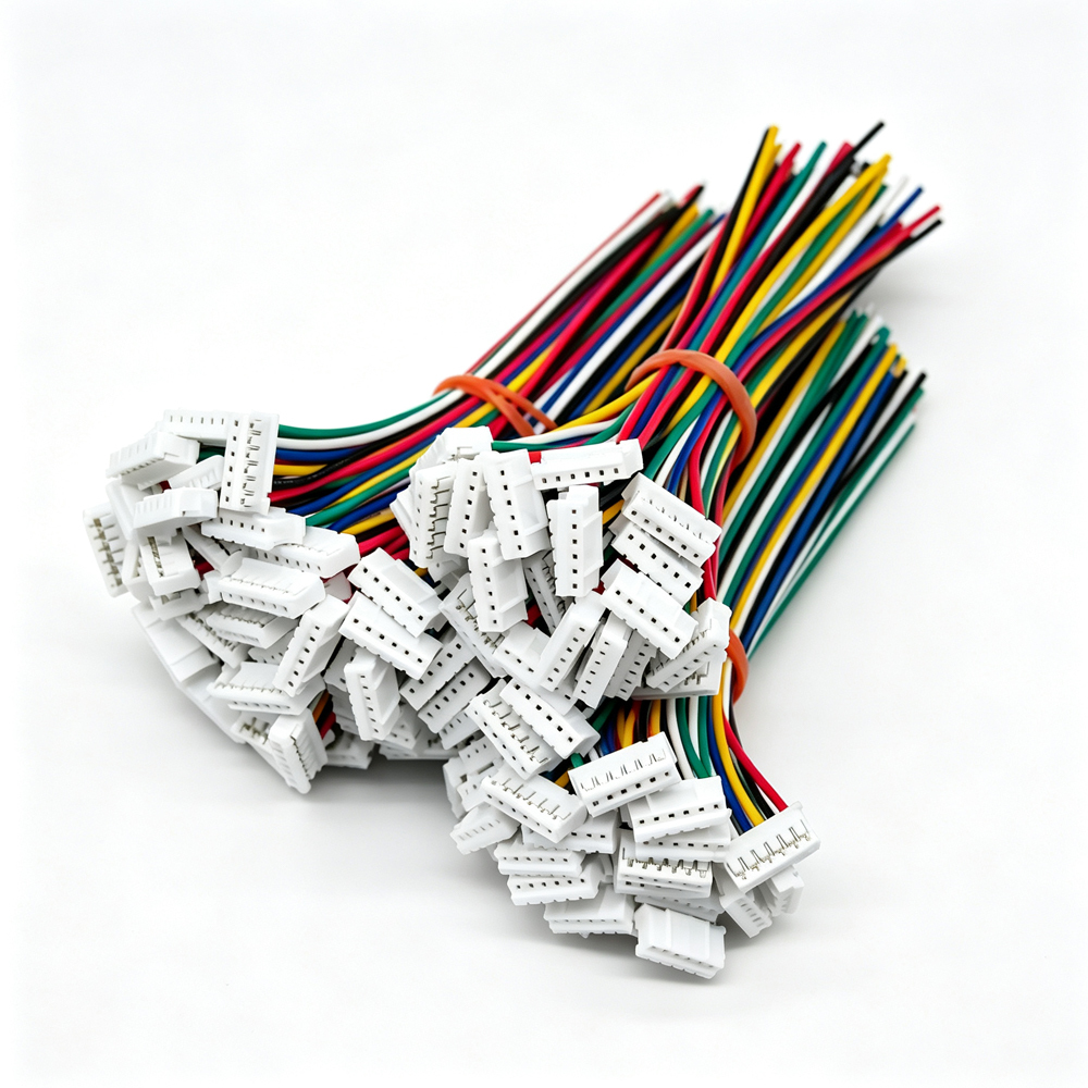 100PCS PH2.0mm Terminal Wire With 26AWG Single-Ended/Double-Ended Colored Electronic Wire 10/2030/50cm Connecting Cables