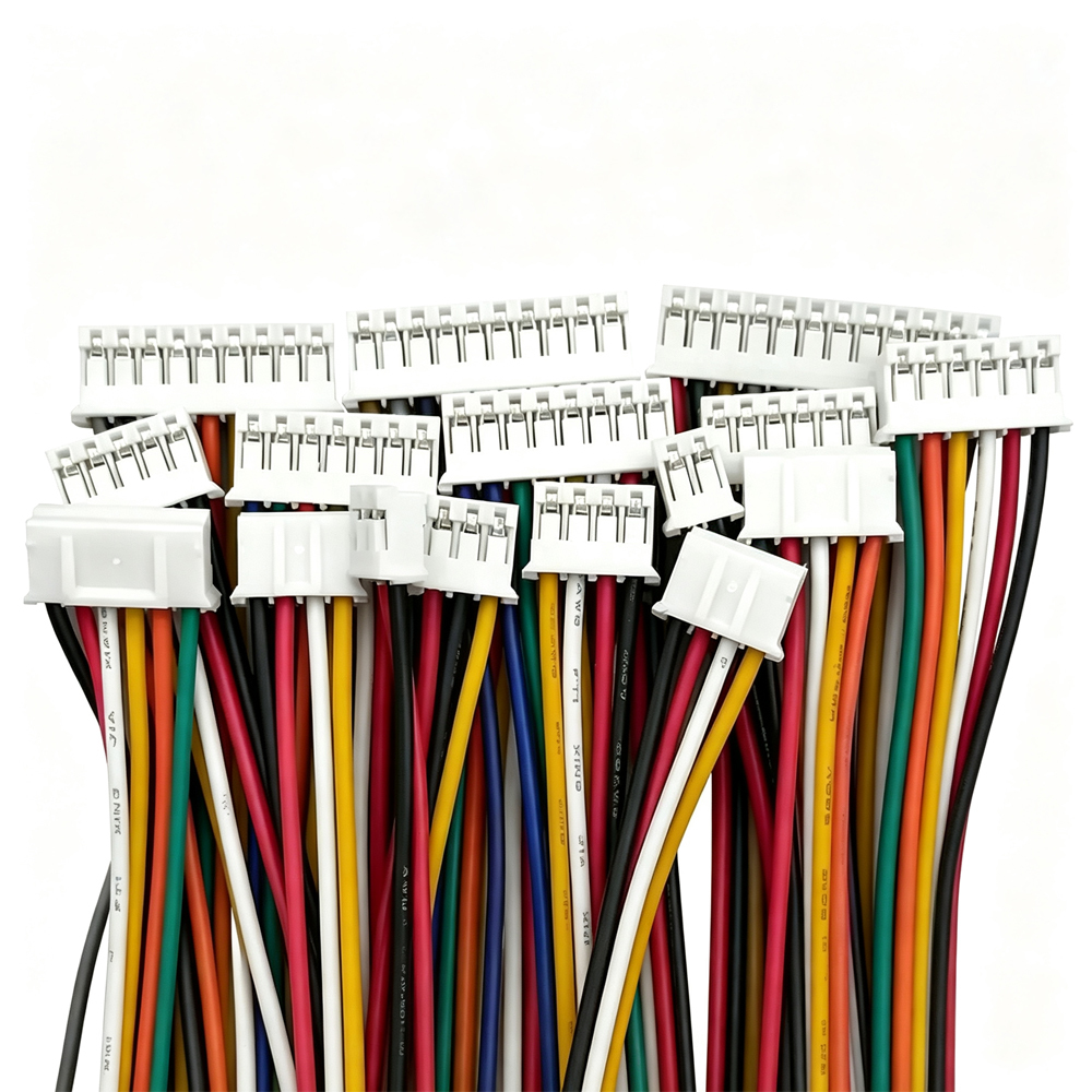 100PCS PH2.0mm Terminal Wire With 26AWG Single-Ended/Double-Ended Colored Electronic Wire 10/2030/50cm Connecting Cables