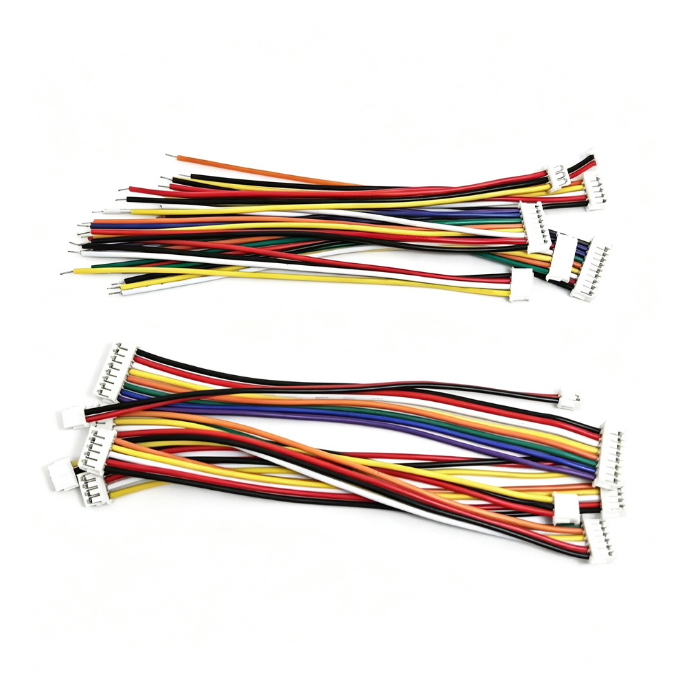 100pcs ZH1.5mm Terminal Wires 1.5mm Zpacing 28AWG Colored Electronic Wires  2P/3P/4P/ 5P/6P-12P Connections 10-50CM