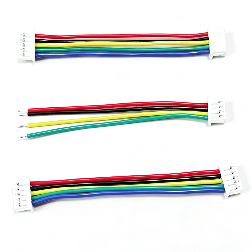 100pcs ZH1.5mm Terminal Wires 1.5mm Zpacing 28AWG Colored Electronic Wires  2P/3P/4P/ 5P/6P-12P Connections 10-50CM