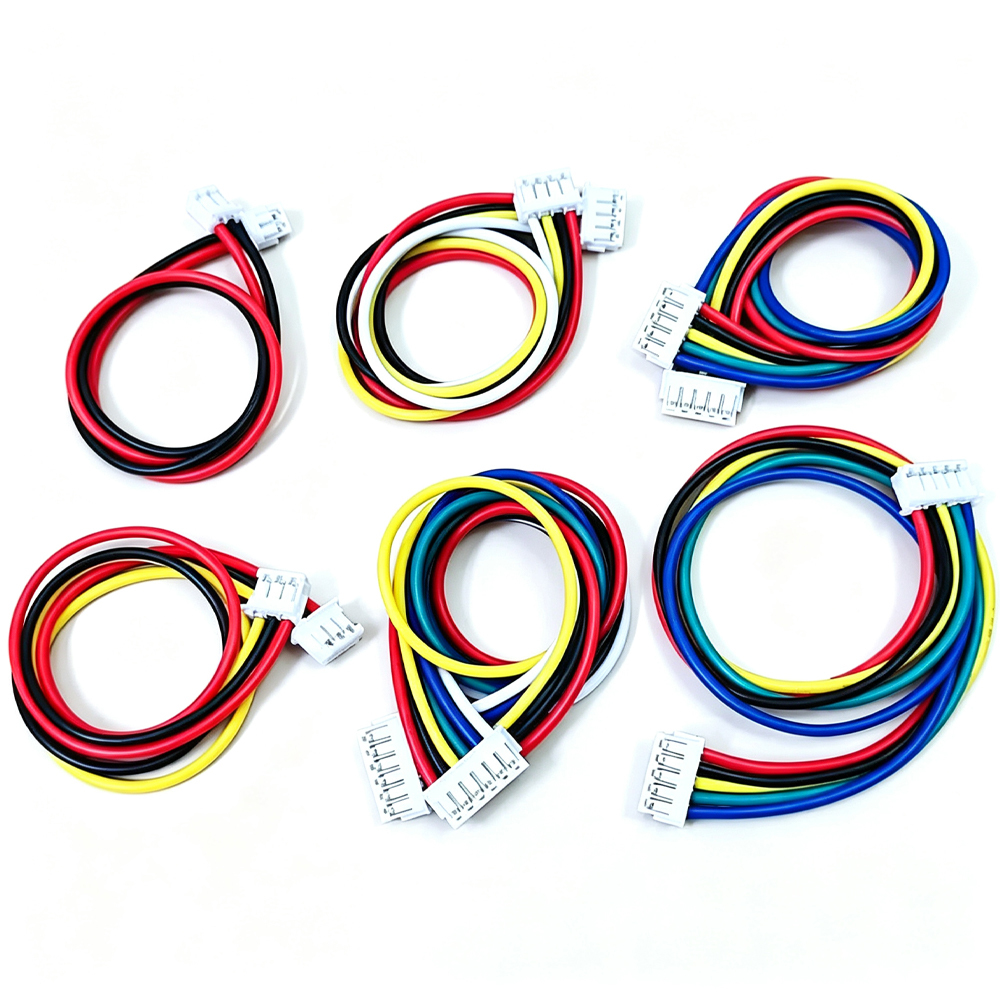 100pcs ZH1.5mm Terminal Wires 1.5mm Zpacing 28AWG Colored Electronic Wires  2P/3P/4P/ 5P/6P-12P Connections 10-50CM