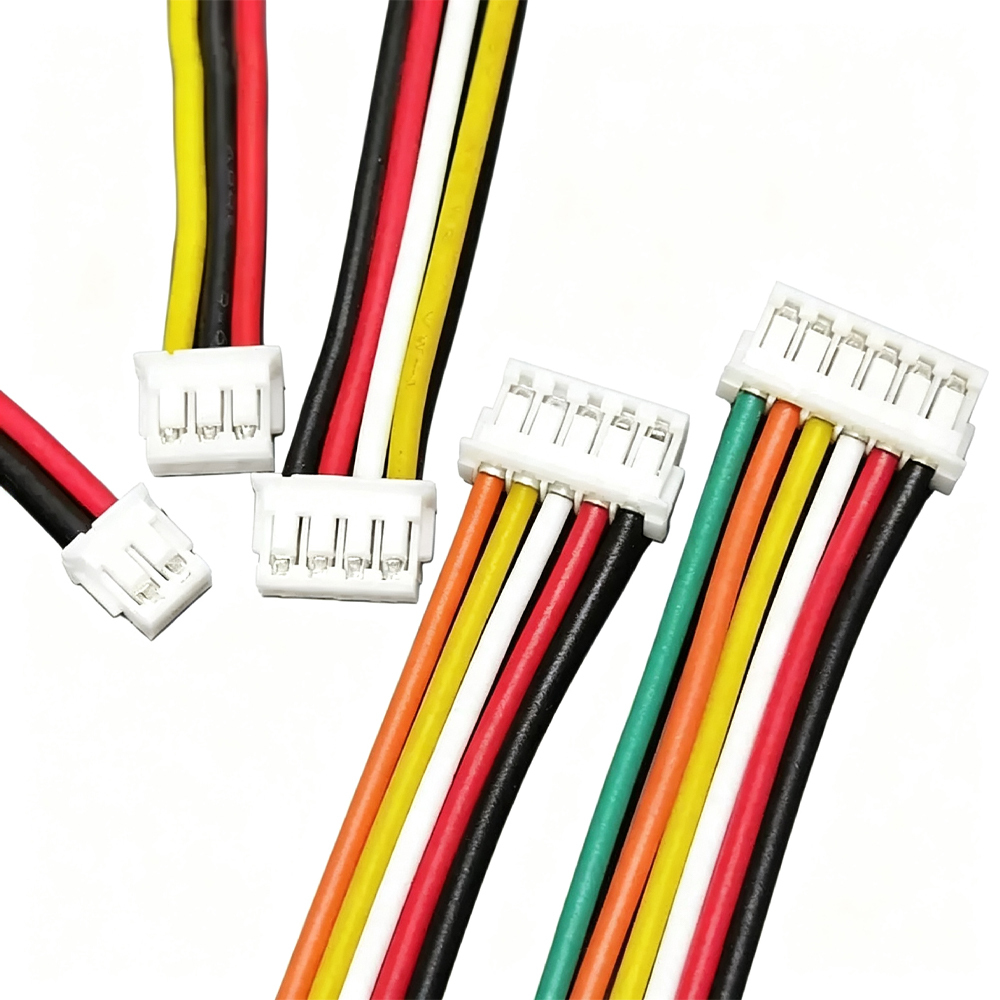 100pcs ZH1.5mm Terminal Wires 1.5mm Zpacing 28AWG Colored Electronic Wires  2P/3P/4P/ 5P/6P-12P Connections 10-50CM
