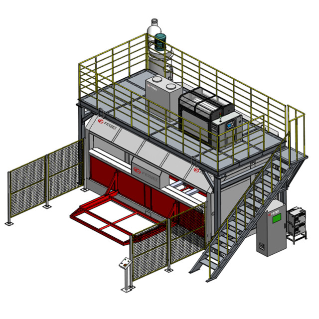 Fully-Enclosed Robotic Waterjet Cutting System
