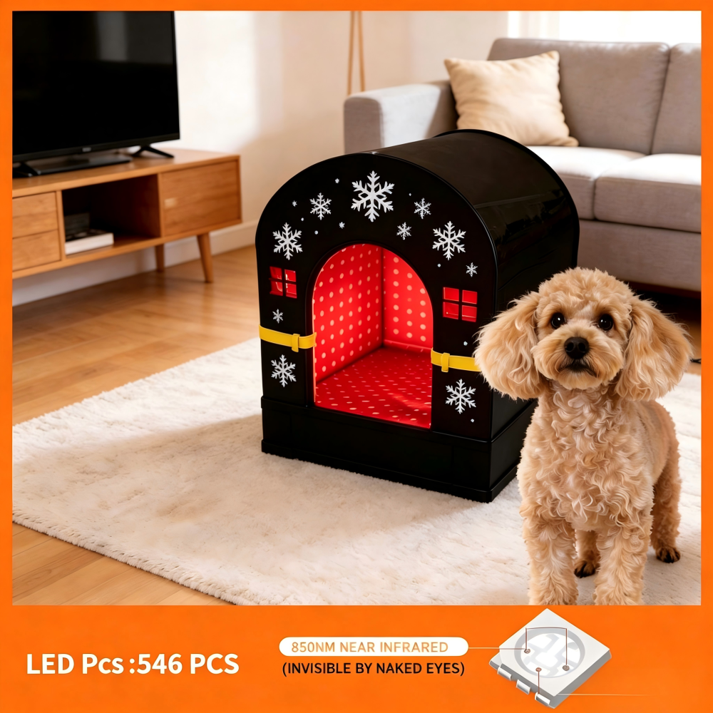 Pet red light treatment house