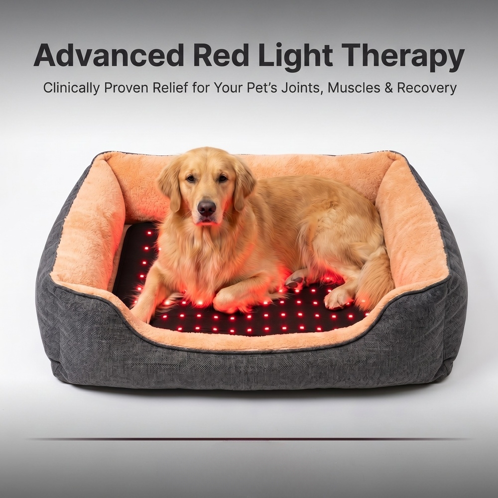 Red light therapy pet mat