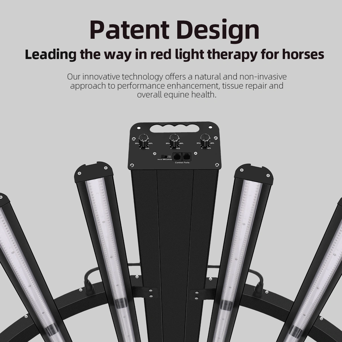 Equine Pro 3-Spectrum Led Red Therapy Light Bar System 700W