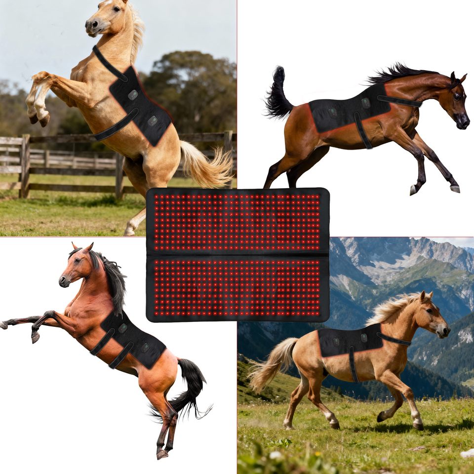 Equine led red light therapy pads