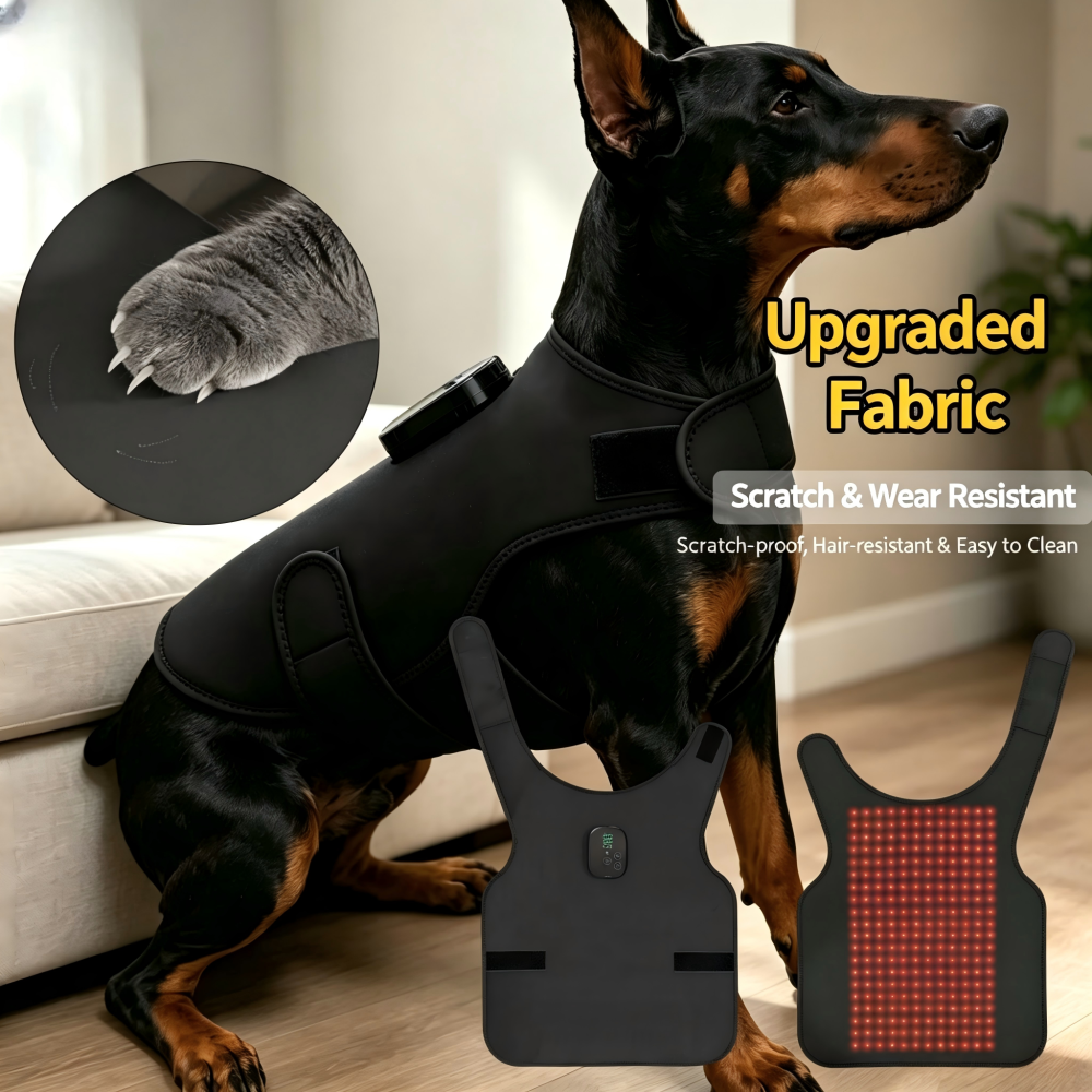 Pet red light treatment pad
